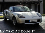 MY MR-2 AS BOUGHT