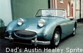 Dad's Austin Healey Sprite